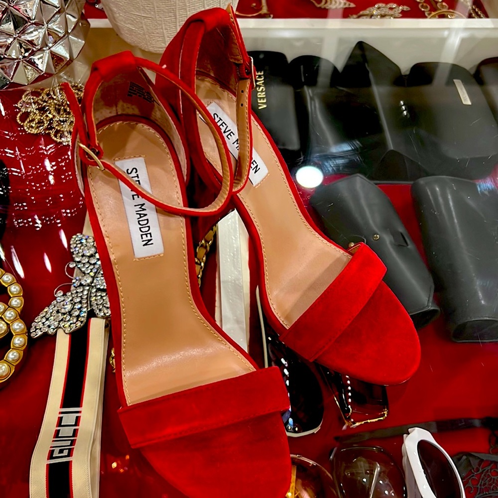 New Red Steve Madden heels❤️